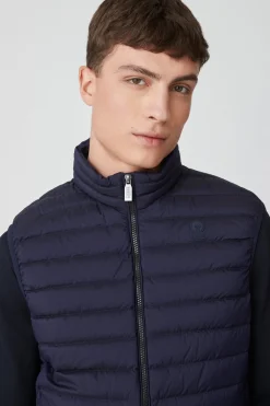 Astor 2.0-Gilet Blu In Nylon Cangiante