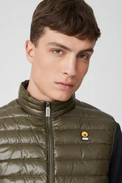 Astor-Gilet Verde Militare In Lacquer
