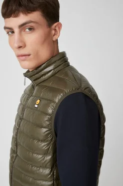 Astor-Gilet Verde Militare In Lacquer