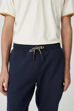 Bates-Pantaloni Blu In Felpa