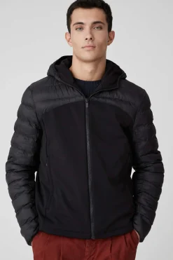 Braxton-Giacca Nera Reversibile In Softshell