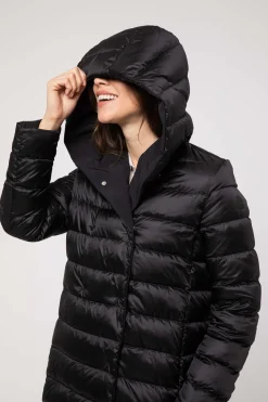 Cappotto Nero Reversibile In Softshell