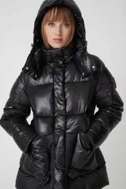 Chamonix-Parka Nero Da Donna Lab00