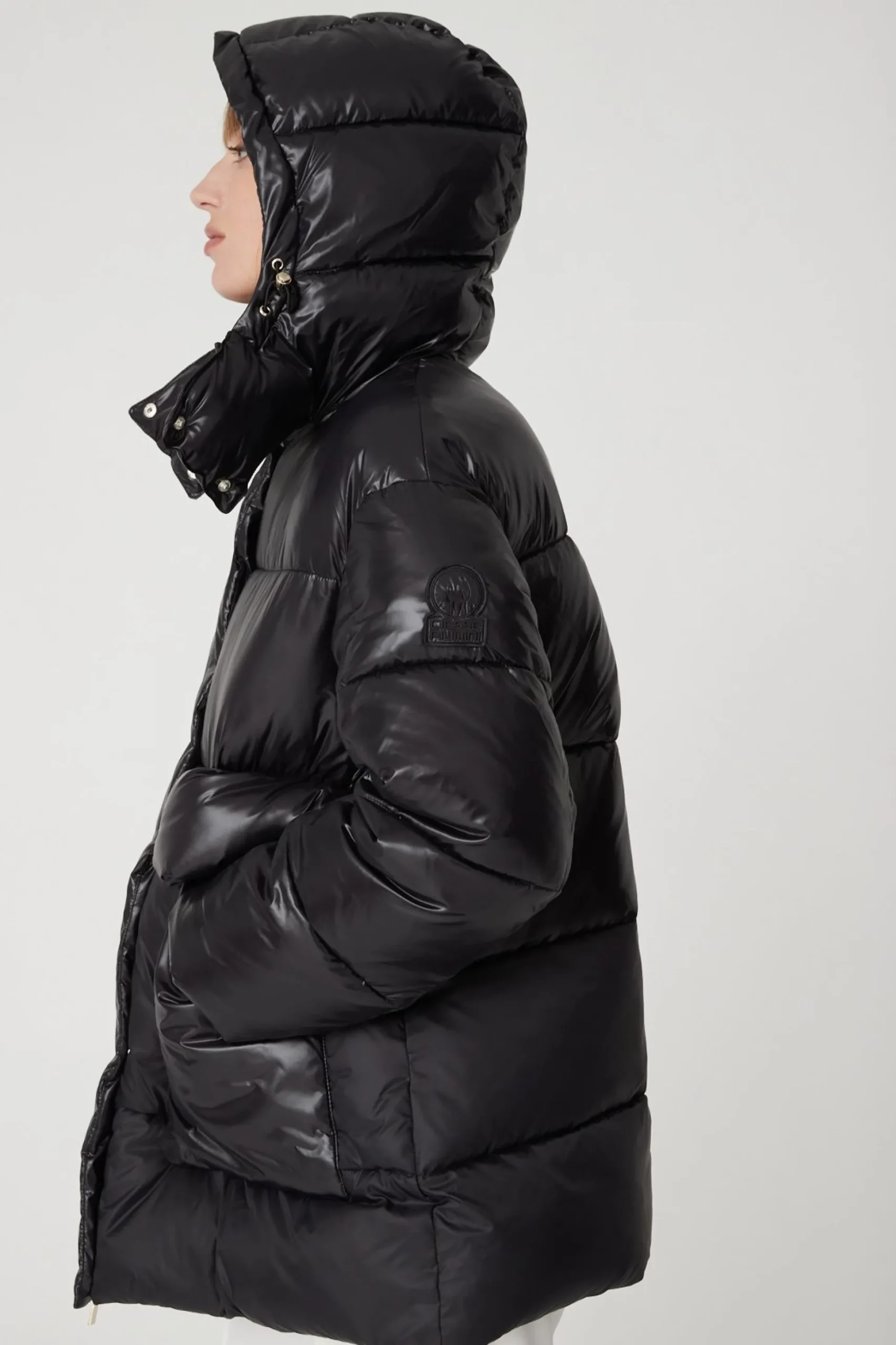 Chamonix-Parka Nero Da Donna Lab00