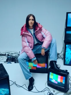 Chamonix-Parka Rosa Da Donna Lab00