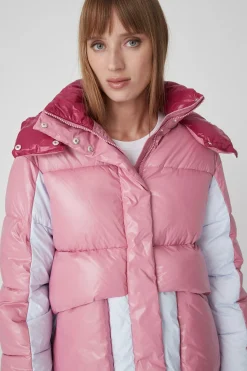 Chamonix-Parka Rosa Da Donna Lab00