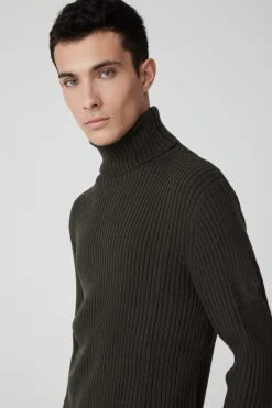 Chris-Maglia Verde A Collo Alto