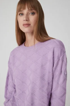 Dany-Maglia Lilla A Rombi