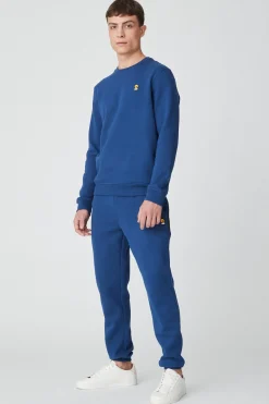 Der-Felpa Bluette Girocollo