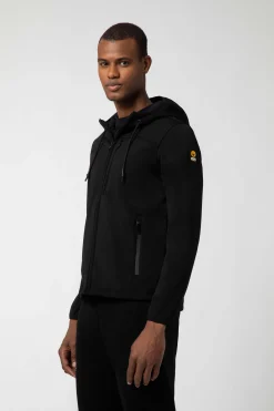Doug-Felpa Nera In Softshell