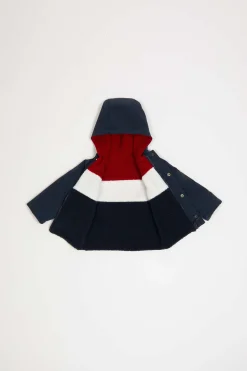 Eliot Baby Boy-Giacca Reversibile Blu E Bordeaux