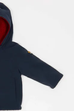 Eliot Baby Boy-Giacca Reversibile Blu E Bordeaux