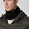 Flynn-Sciarpa Nera In Maglia