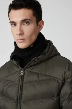 Flynn-Sciarpa Nera In Maglia