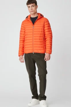 Franklin 2.0-Piumino Arancione Con Cappuccio