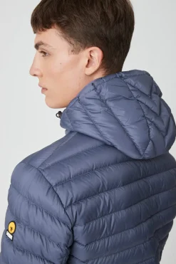 Franklin 2.0-Piumino Azzurro Con Cappuccio