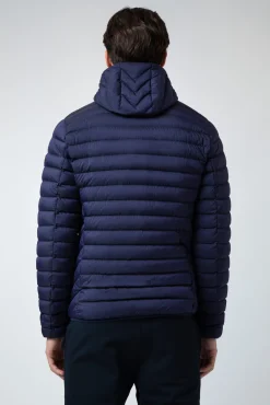 Franklin 2.0-Piumino Blu Intenso Con Cappuccio