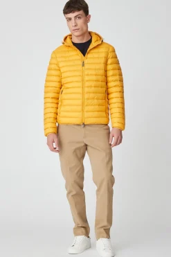 Franklin 2.0-Piumino Giallo Con Cappuccio