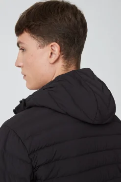 Franklin 2.0-Piumino Nero In Stretch