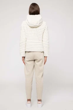 Giacca Bianca Corta Reversibile Ad 