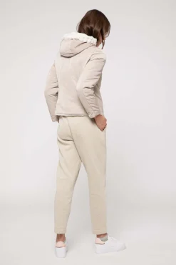 Giacca Bianca Corta Reversibile Ad 