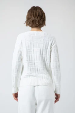 Helen-Maglia Bianca Girocollo
