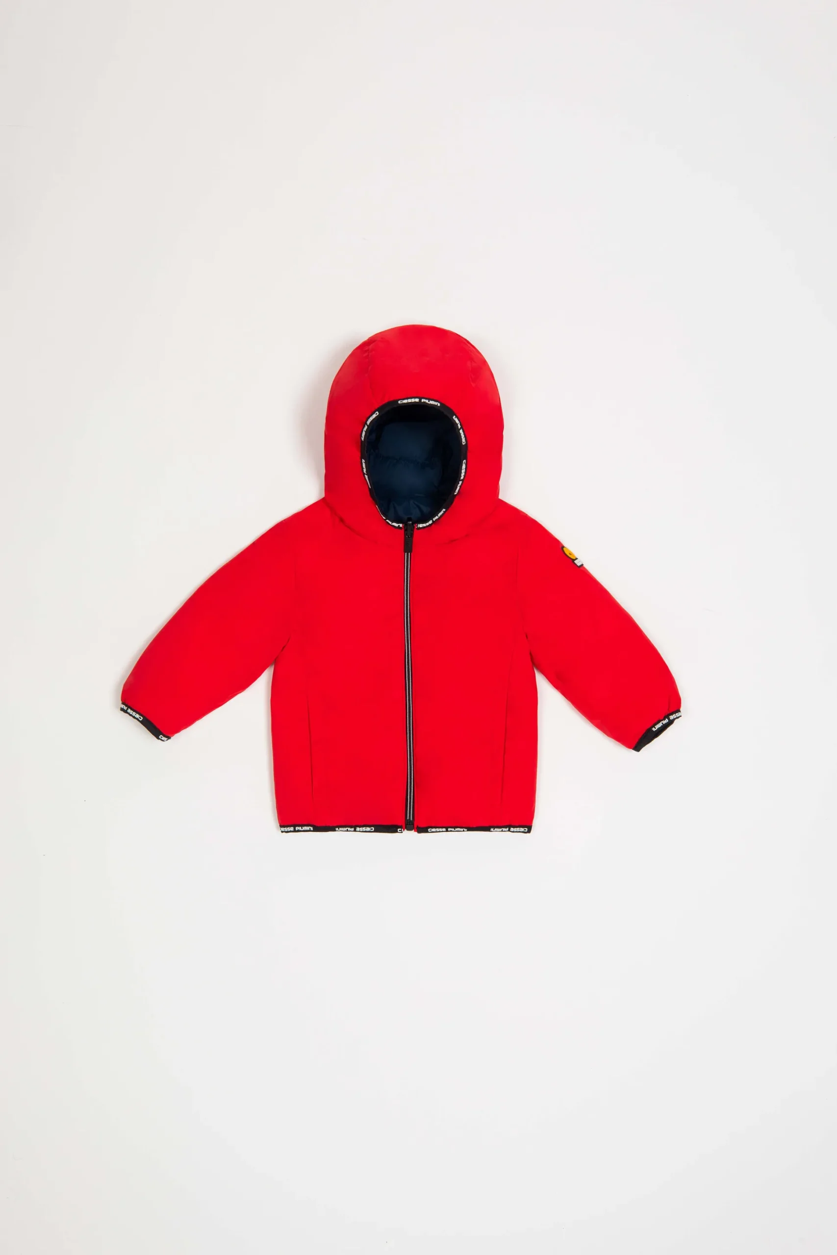 Henry Baby Jr-Giacca Reversibile Rossa E Blu