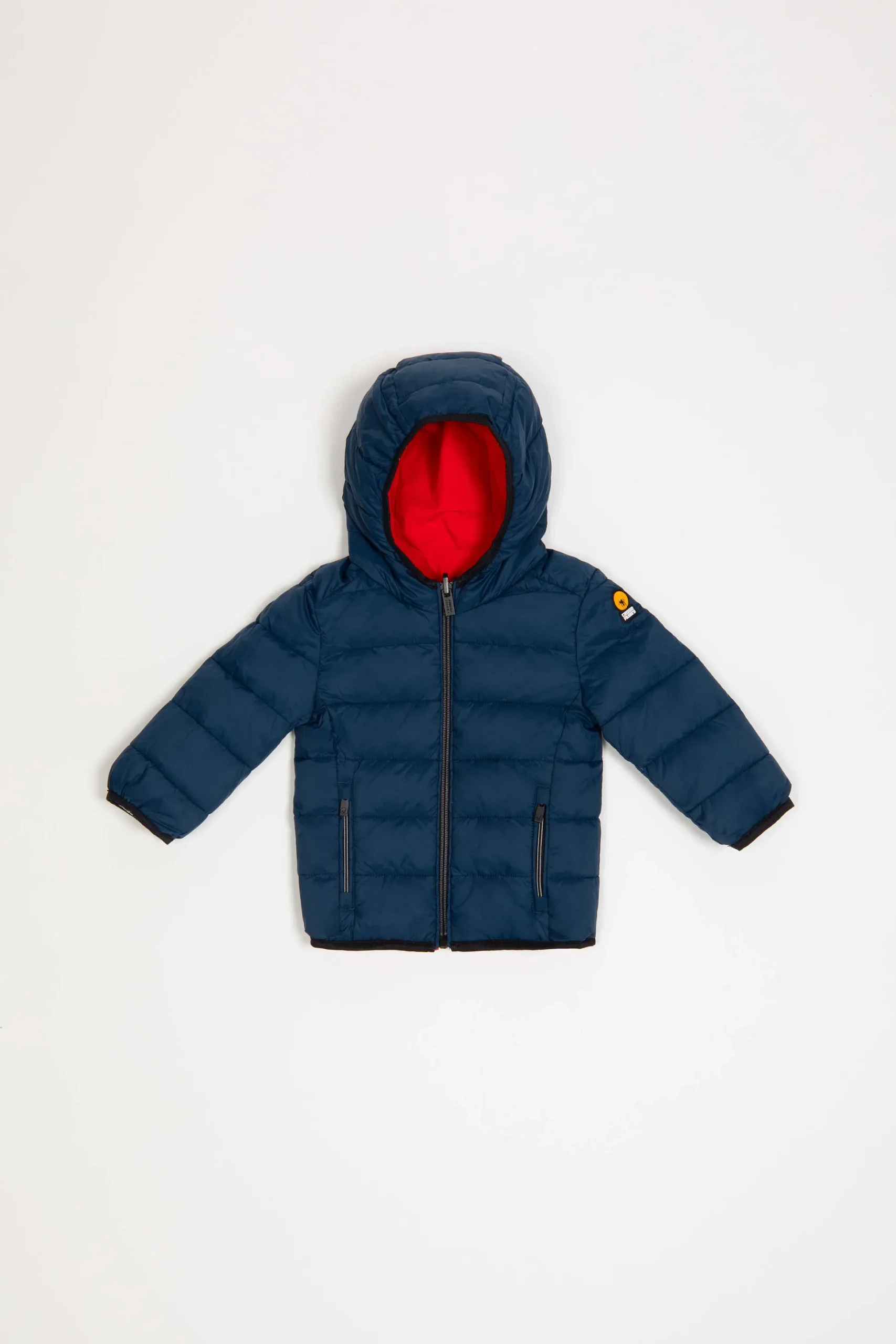 Henry Baby Jr-Giacca Reversibile Rossa E Blu
