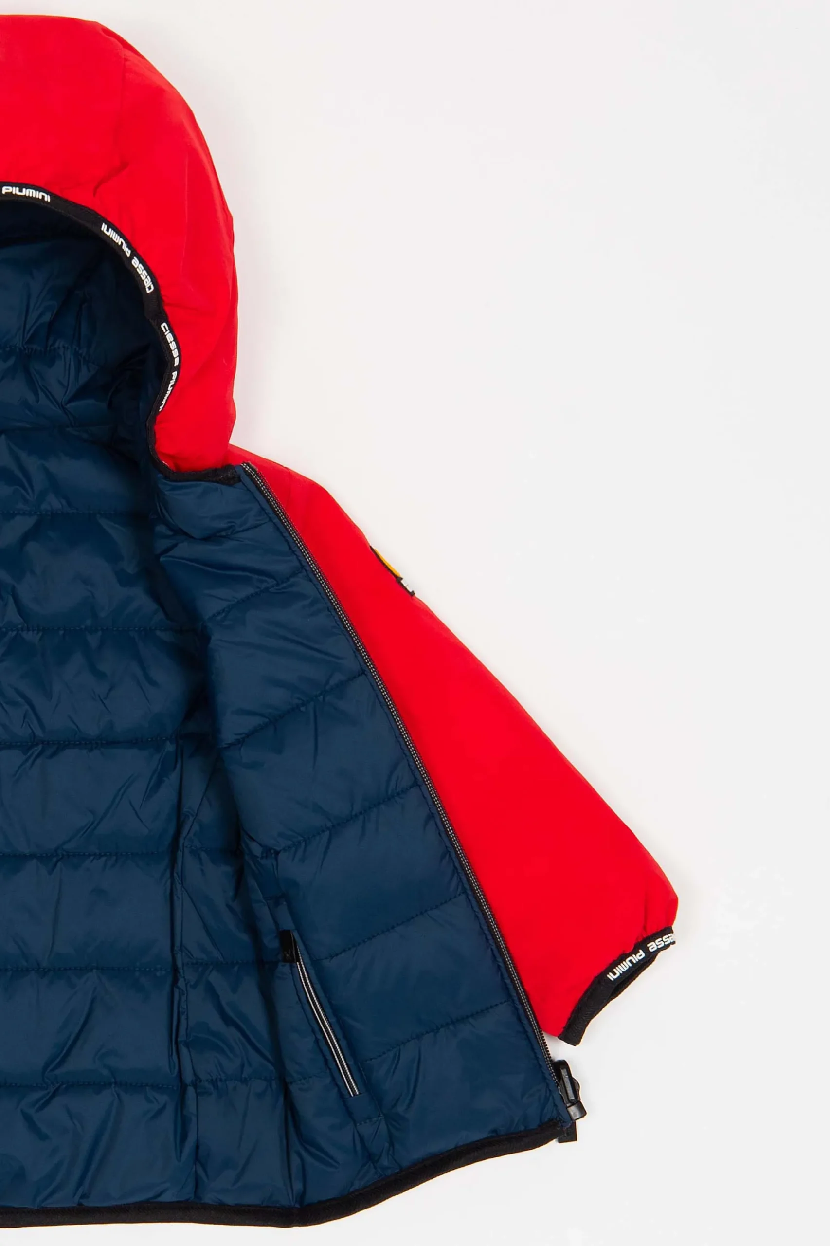 Henry Baby Jr-Giacca Reversibile Rossa E Blu