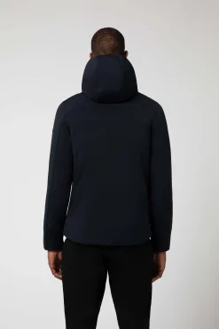 Jayden-Giacca Blu Corta In Softshell