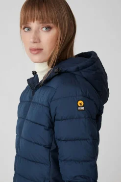 Jusy-Piumino Blu Reversibile