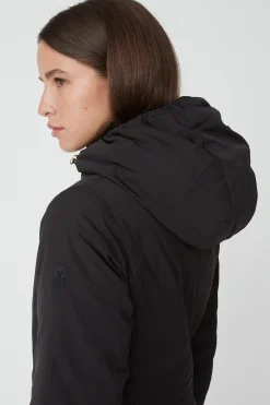 Kalie-Piumino Nero Lungo Reversibile