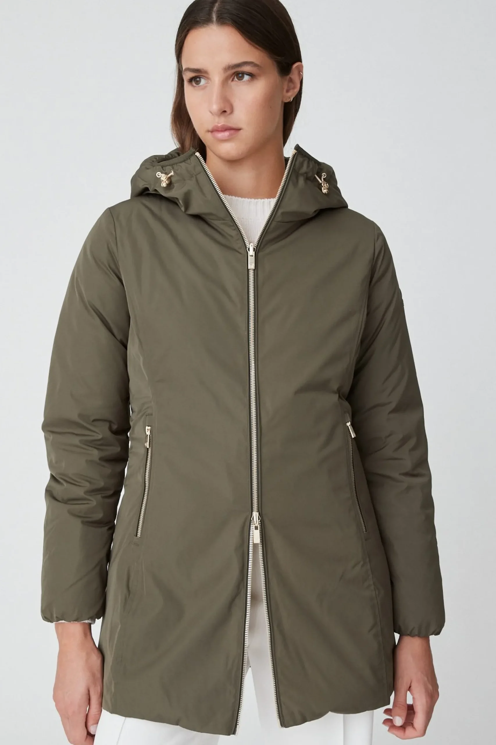 Kalie-Piumino Verde Lungo Reversibile