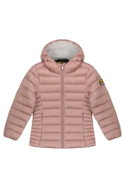 Karis Girl-Piumino Rosa Con Cappuccio