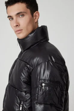 Kibo-Piumino Nero Full Zip Lab00