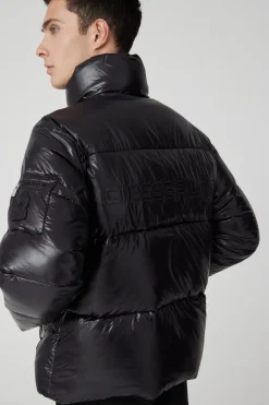 Kibo-Piumino Nero Full Zip Lab00