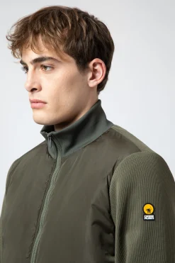 Kimmy-Giacca Verde Militare Ibrida