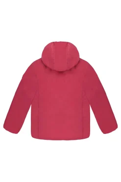 Linda Girl-Piumino Reversibile Grigio E Rosa