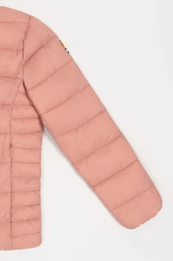 Linda Girl-Piumino Reversibile Nero E Rosa