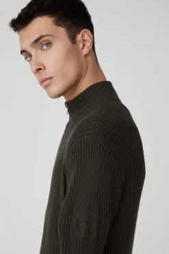 Mario-Maglia Verde Con Zip