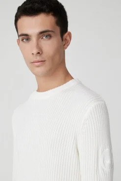 Michael-Maglia Bianca Girocollo