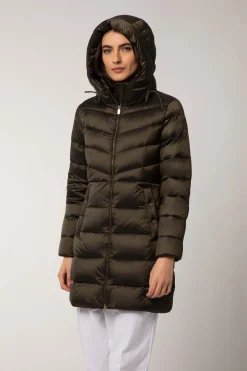 Nadia-Piumino Lungo Verde Militare