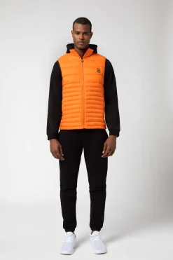 Noll-Gilet Arancione Trapuntato