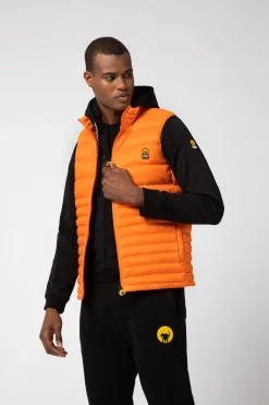 Noll-Gilet Arancione Trapuntato
