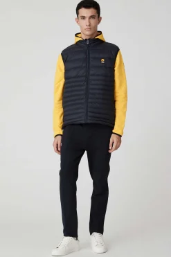 Noll-Gilet Blu Trapuntato