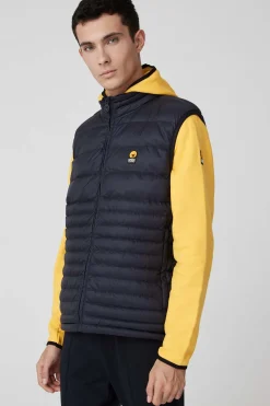 Noll-Gilet Blu Trapuntato