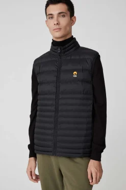 Noll-Gilet Nero Trapuntato