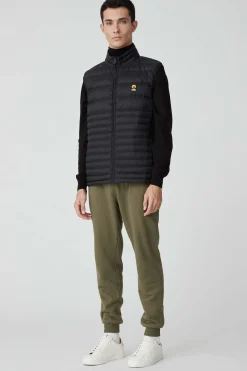 Noll-Gilet Nero Trapuntato