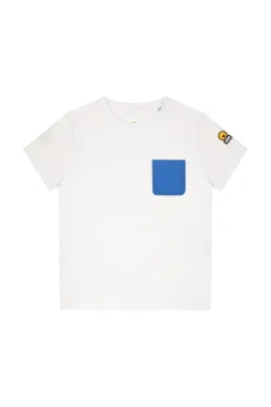 Ottavio Boy- T Shirt Bianca Con Taschino