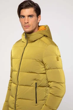 Piumino Giallo Invernale In Tinto Capo